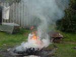 backyard burning li